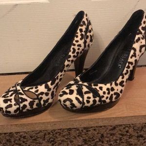 Cheetah print heels